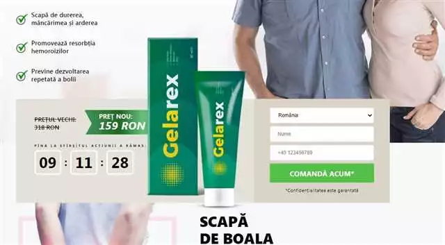 Gelarex prețuri în Satu Mare — farmacie online | Farmacia la tine acasă