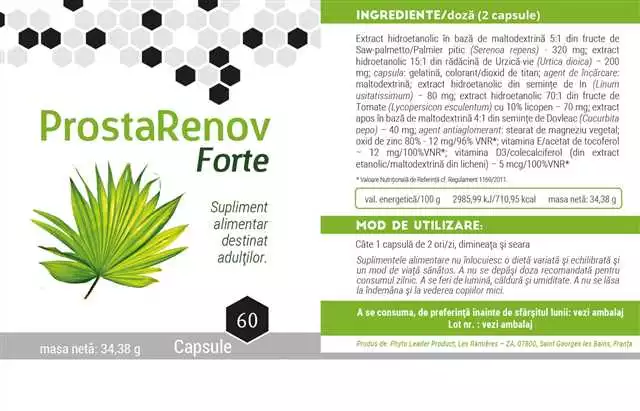Revitaprost la o farmacie din România: preț, recenzii și instrucțiuni de utilizare